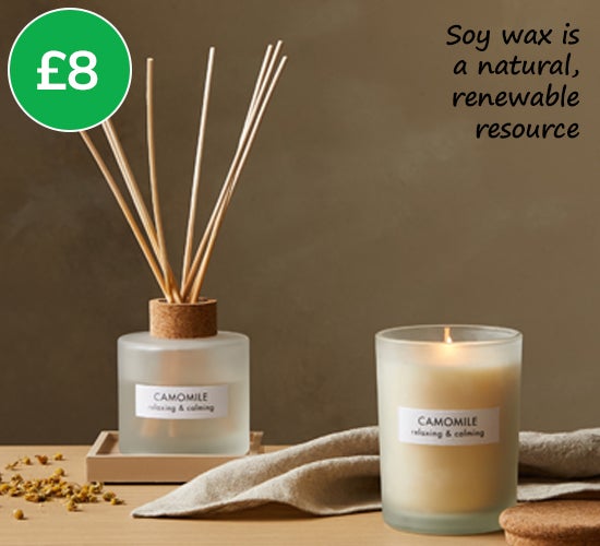 Soy Wax Blend Chamomile Candle